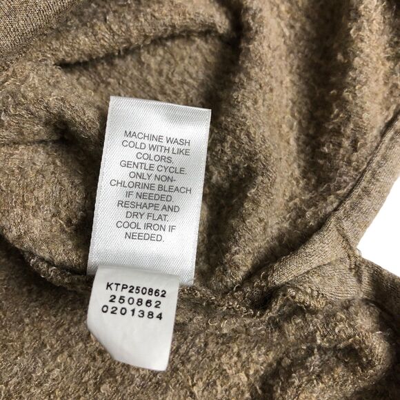 Pure J Jill Sweater Women Petite M Brown Tranquility Fleece Pullover Comfort - Picture 8 of 14